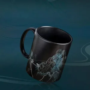 Thermochromic Landscape Ceramic Mug – Heat-Sensitive Magic Coffee Cup Gift