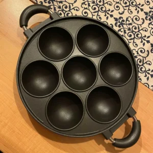 7 Hole Cooking Cake Iron AEBRLESKIVER PAN